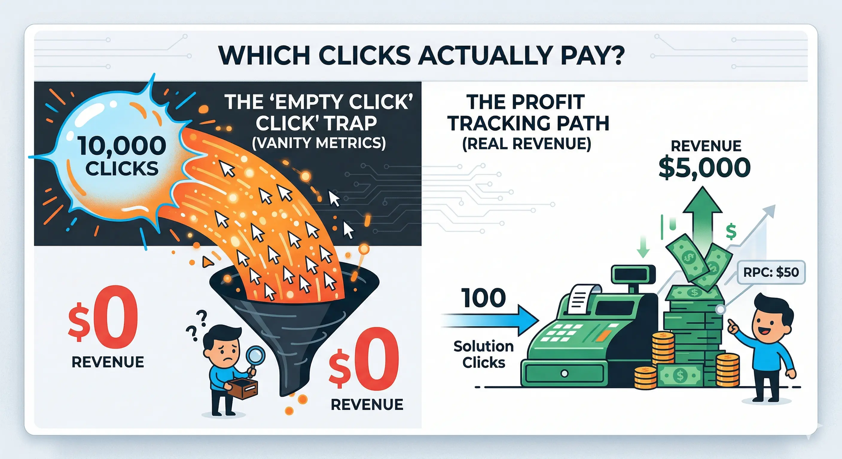 The "Empty Click" Trap: Why 10,000 Clicks Can Result in $0 Revenue