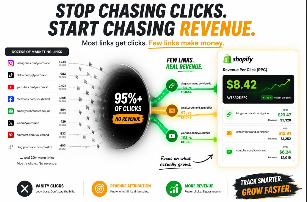 Shopify Link Tracking: The Missing Piece in Your Revenue Attribution